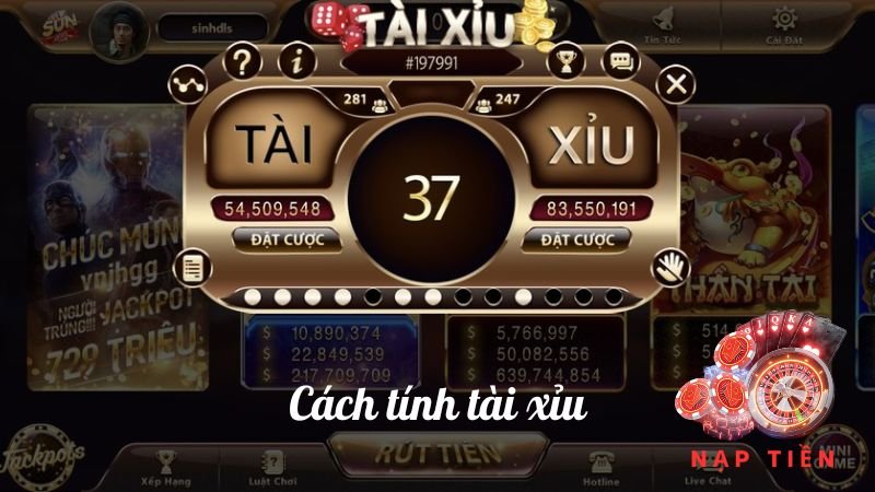 Cách tính tài xỉu chuẩn xác 